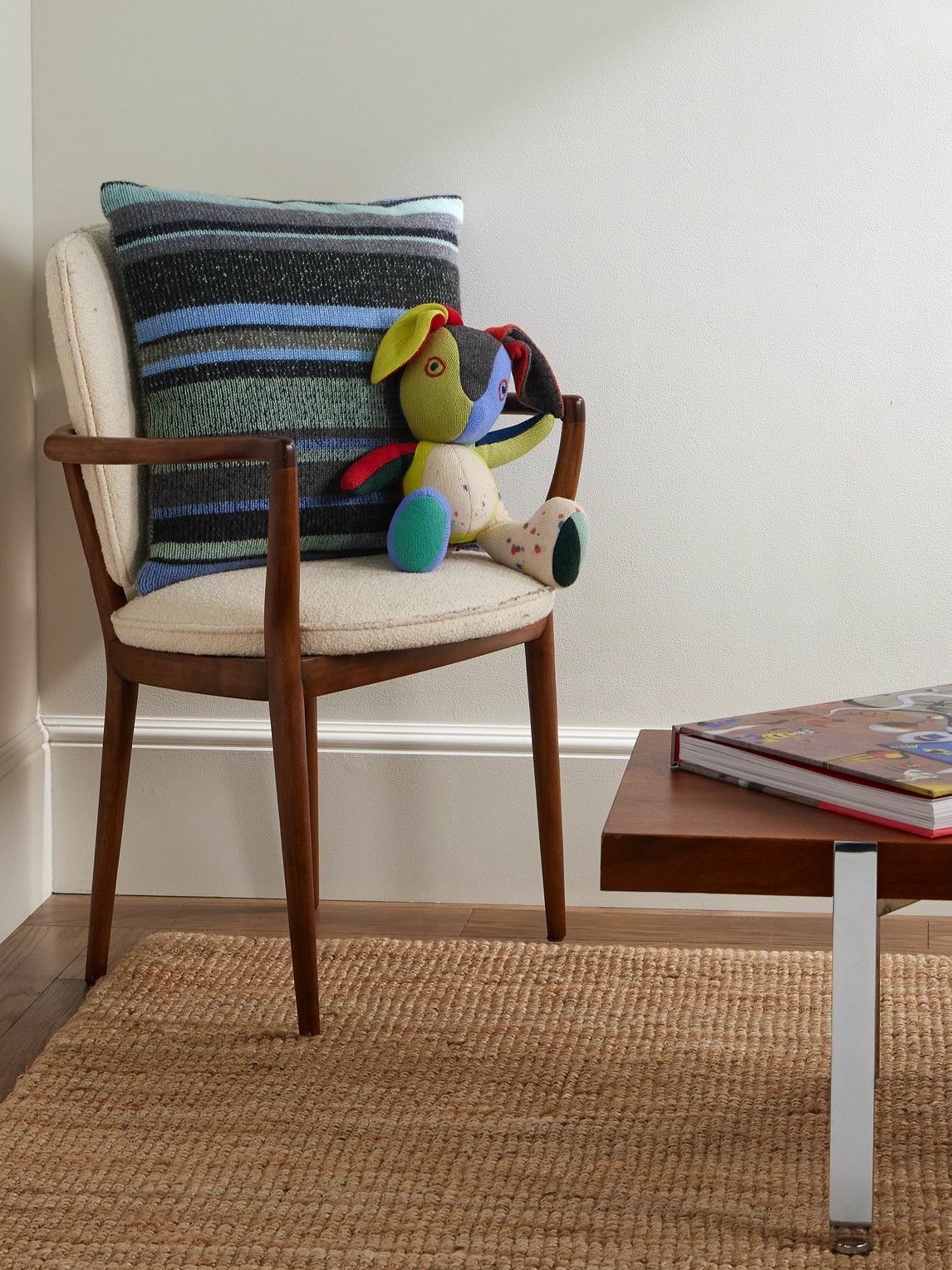 The Elder Statesman - Striped Cashmere Pillow