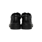 N.Hoolywood Black Leather Postman Derbys