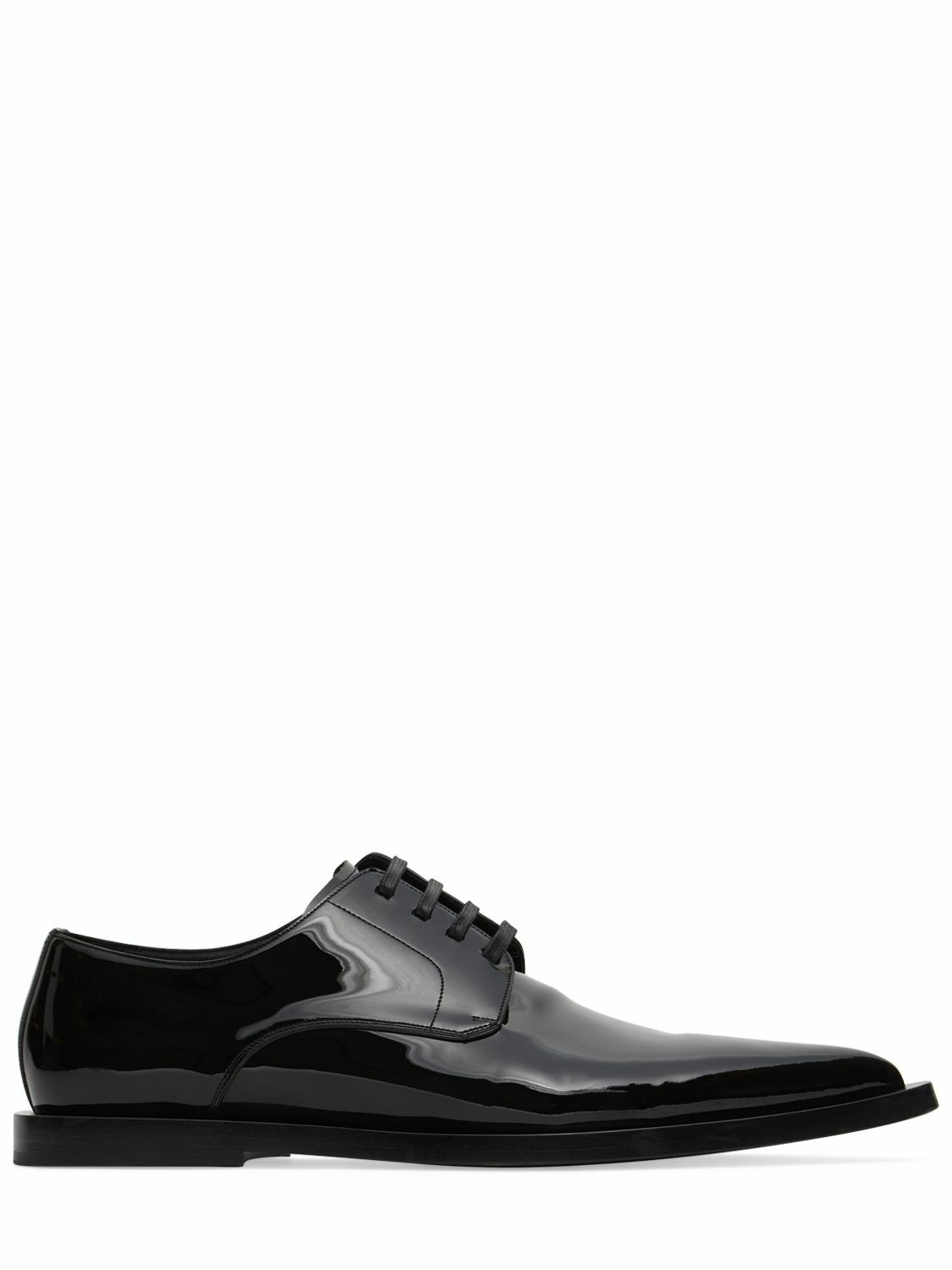 Photo: DOLCE & GABBANA - Achille Patent Leather Derby Shoes