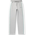 Maison Kitsuné - ADER error Piped Cotton-Jersey Sweatpants - Gray