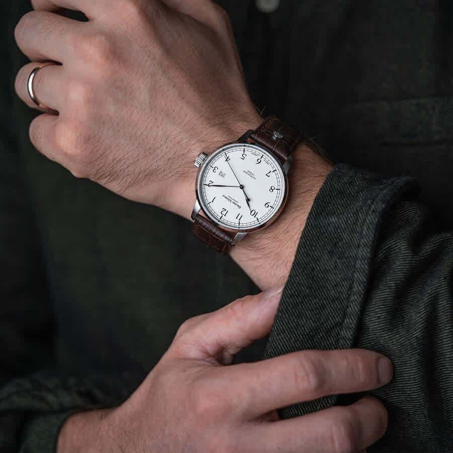 Bruno Sohnle Hamburg Automatic White Dial Mens Watch 17-12203-221