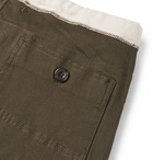 Beams Plus - Slim-Fit Tapered Cotton-Blend Twill Drawstring Trousers - Green