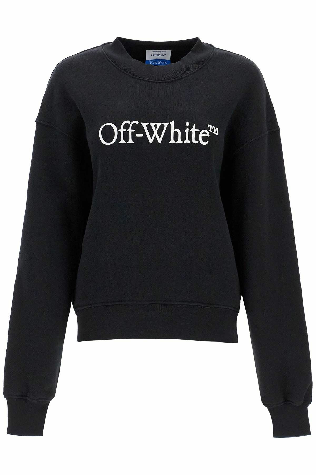 Off-White Black Cotton Sweatshirt