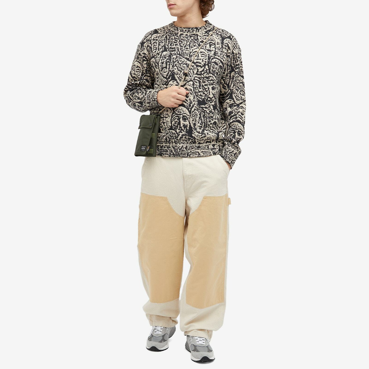 Heresy Men's Ancestors Knit Crew in Print