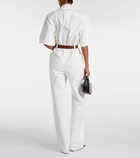 Saint Laurent Cotton gabardine jumpsuit