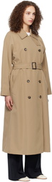 A.P.C. Beige Belted Trench Coat
