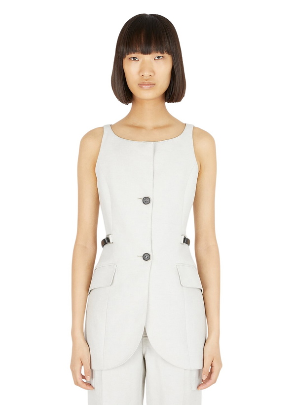 Photo: Durazzi Milano Tailored Sleeveless Top