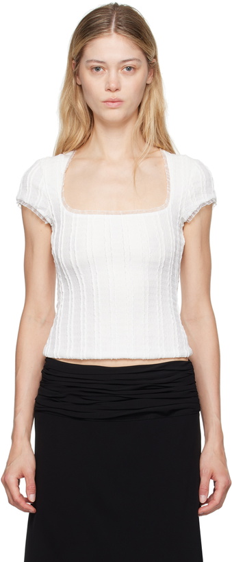 Photo: GUIZIO White Zera T-Shirt