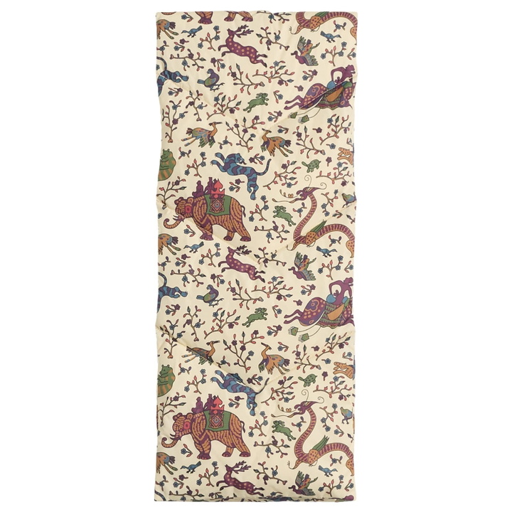 Photo: Drake's Men's x Nanga Quilted Scarf in Multi Print 