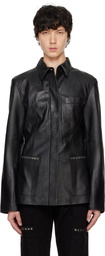 Ludovic de Saint Sernin Black Gail Leather Jacket