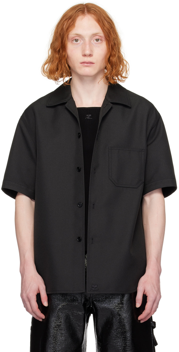 Courrèges Black Skater Shirt Courreges