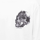 Alexander McQueen Men's Long Sleeve College Skull T-Shirt in White