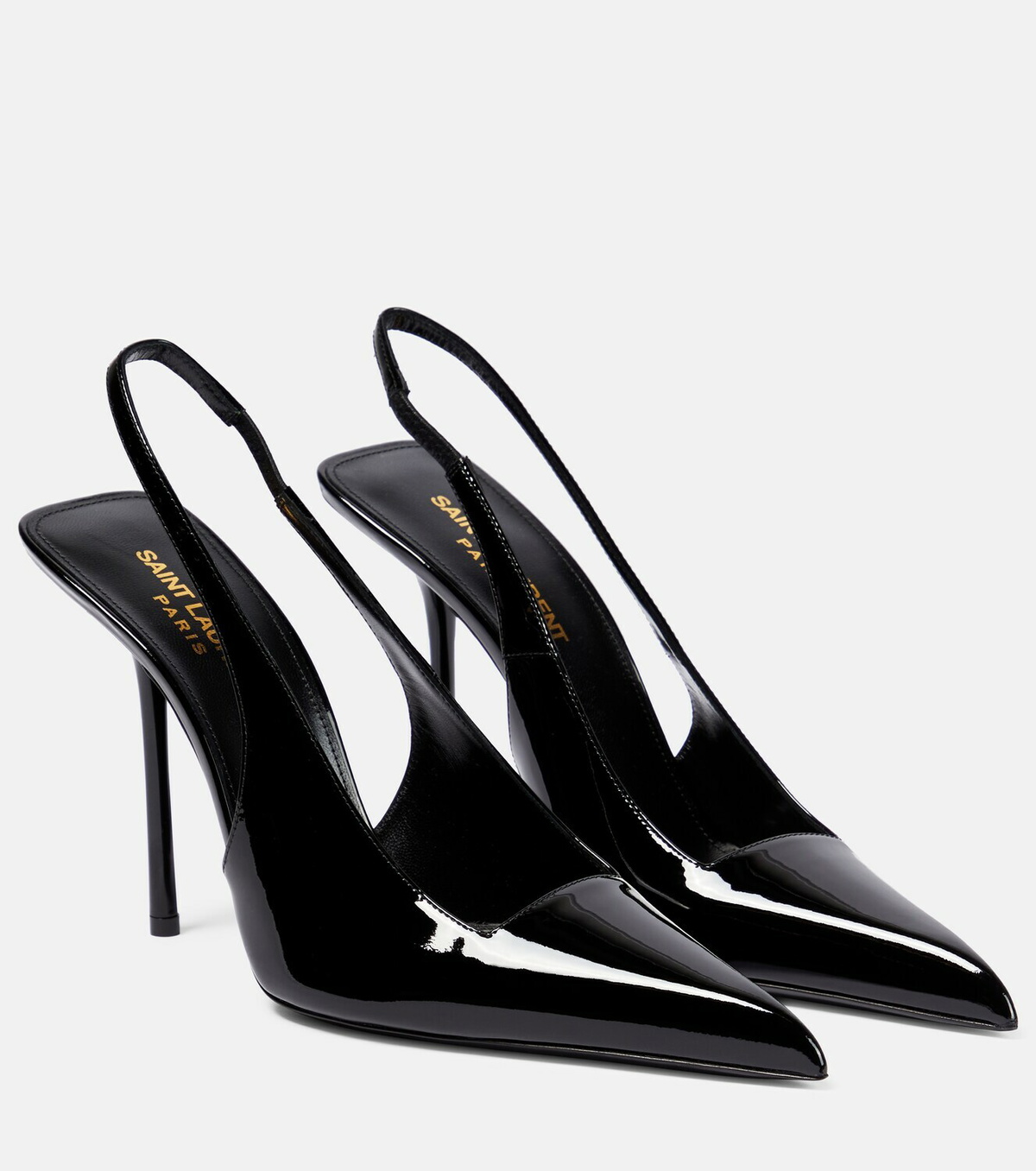 Saint Laurent - Kiss 105 leather slingback pumps