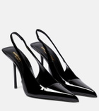 Saint Laurent - Kiss 105 leather slingback pumps