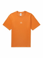 Nike - ACG Logo-Embroidered Jersey T-Shirt - Orange