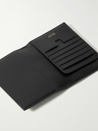TOM FORD - Croc-Effect Glossed-Leather Passport Holder