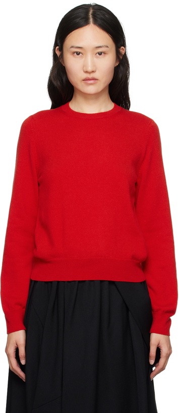 Photo: Comme des Garçons Comme des Garçons Red Crewneck Sweater