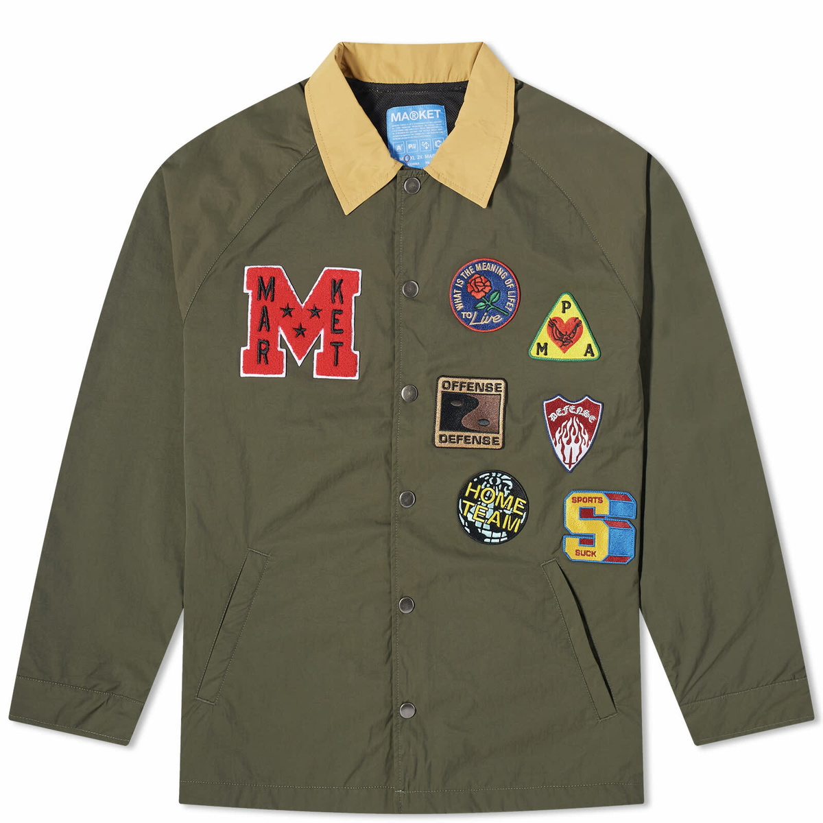 MARKET Men's Summer League Coaches Jacket in Multi MARKET