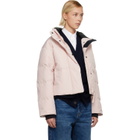Canada Goose Pink Grandview Cropped Down Jacket