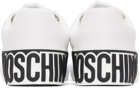 Moschino White Maxi Logo Sneakers