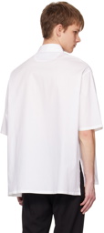 Jacquemus White Le Raphia 'La Chemise Cabri' Shirt