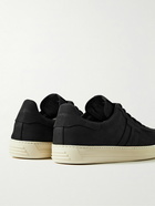 TOM FORD - Radcliffe Leather-Trimmed Nubuck Sneakers - Black