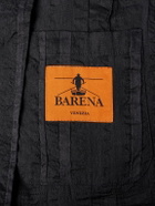 Barena - Levo Striped Linen and Cotton-Blend Blazer - Black