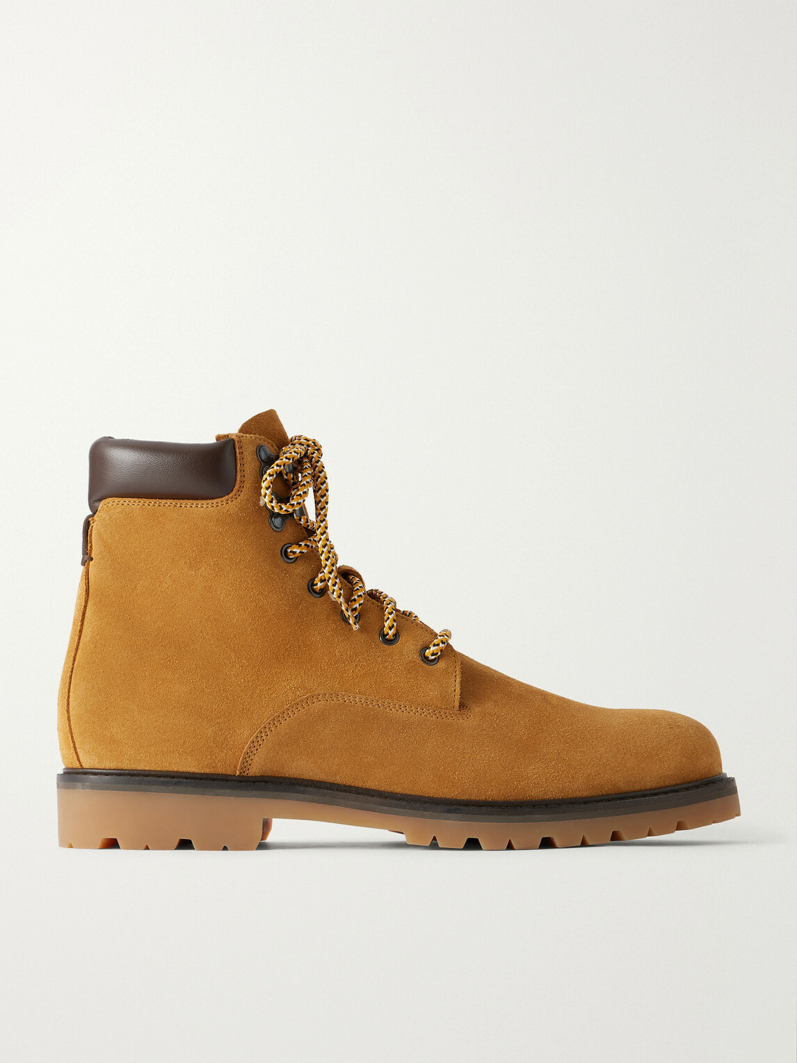 TOTEME - Shearling-Lined Suede Boots - Brown