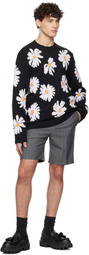 Moschino Black All Over Daisy Sweater