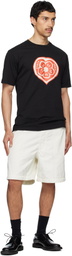 Kenzo Black Kenzo Paris 'KENZO Boke Heart' T-shirt