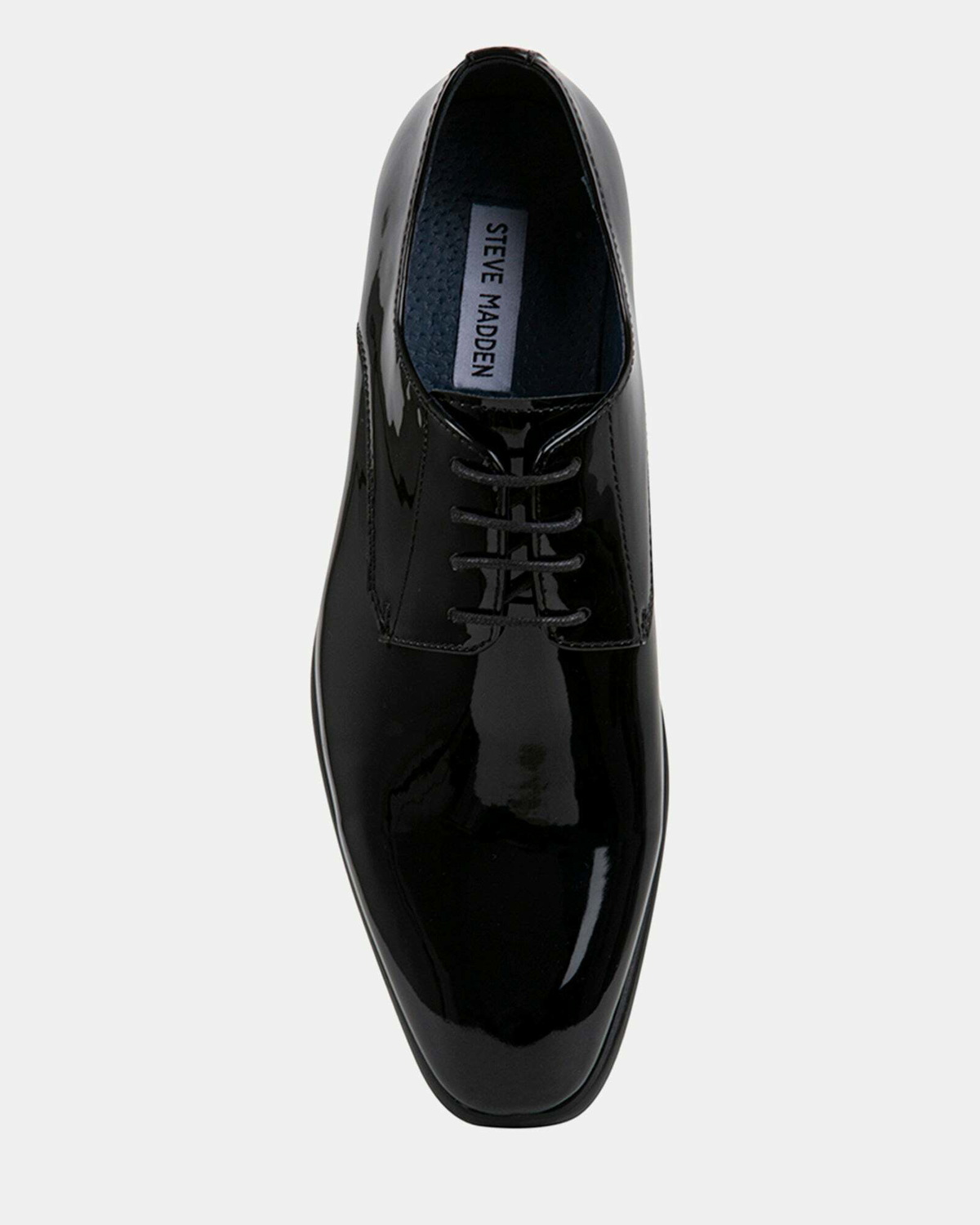 Steve Madden Javin-P Dress Shoes in Black Patent