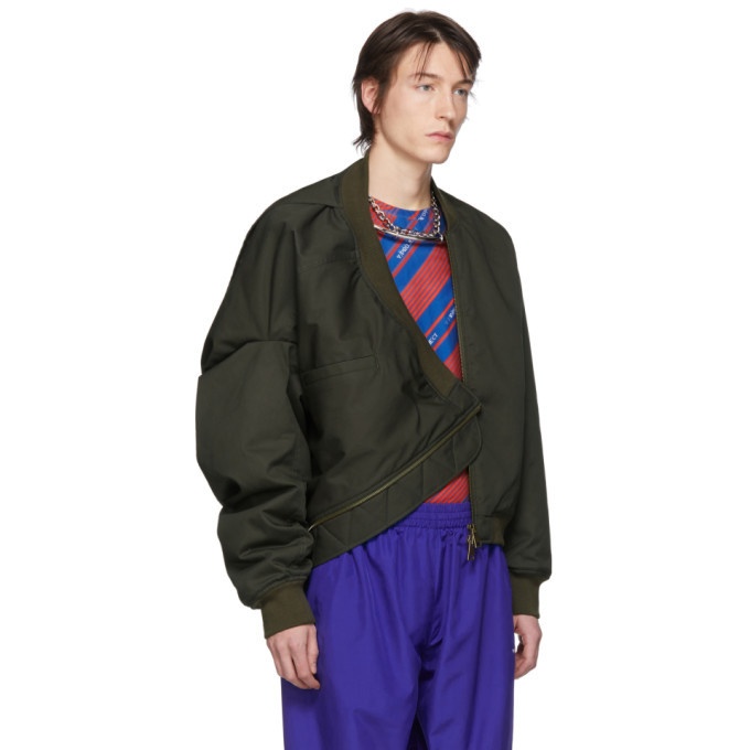 Y/Project Green Upside Down Bomber Jacket Y/Project