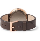 Uniform Wares - M40 PreciDrive Rose Gold-Tone and Leather Watch - Men - White