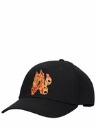 PALM ANGELS - Burning Monogram Cotton Cap