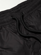 Moncler - Marvel Straight-Leg Mid-Length Swim Shorts - Black