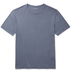 Officine Generale - Garment-Dyed Cotton-Jersey T-Shirt - Blue