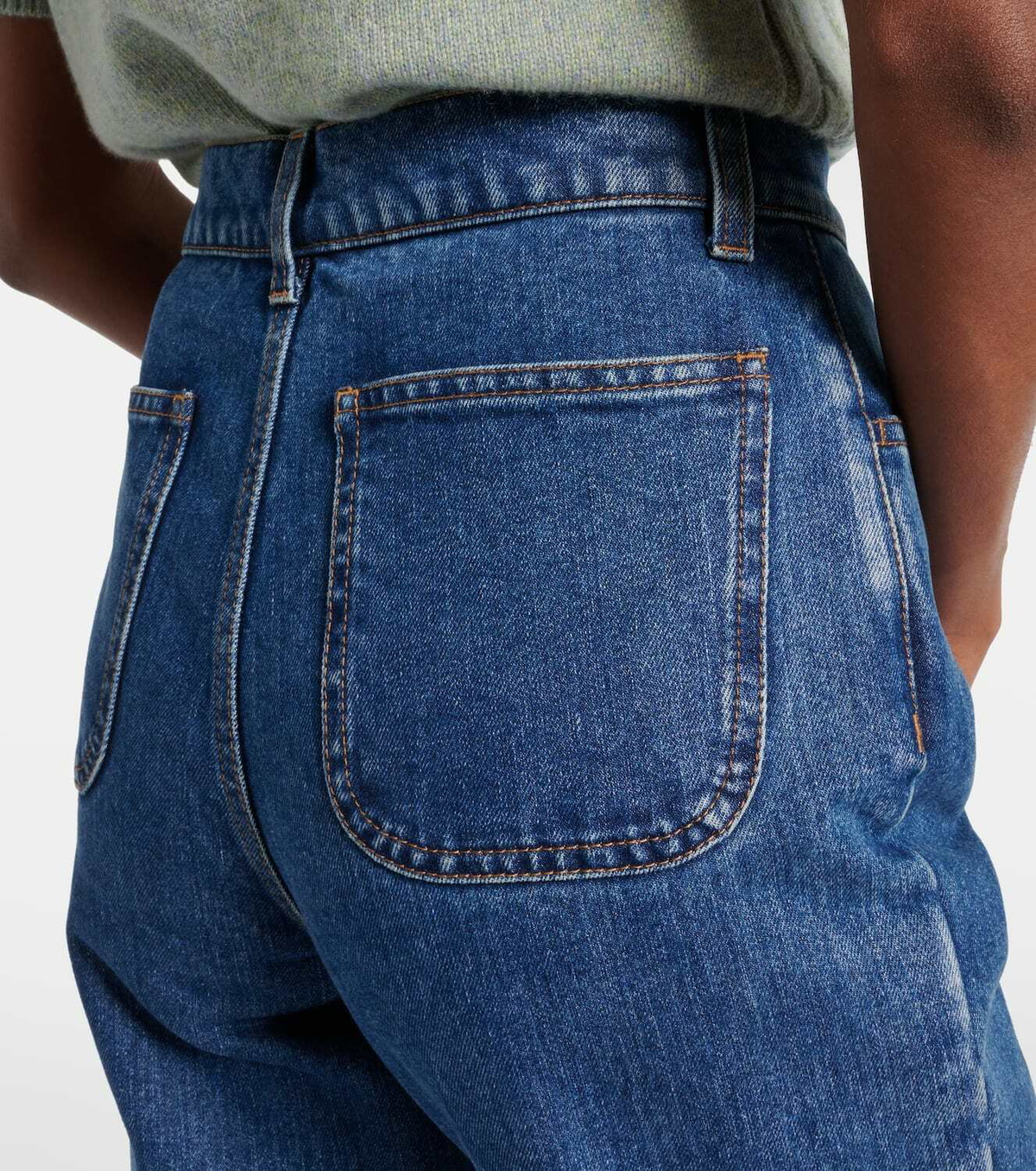Loro Piana Merak high-rise flared jeans