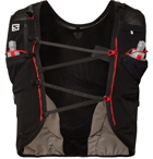 Salomon - Mesh and Shell Running Vest - Men - Black