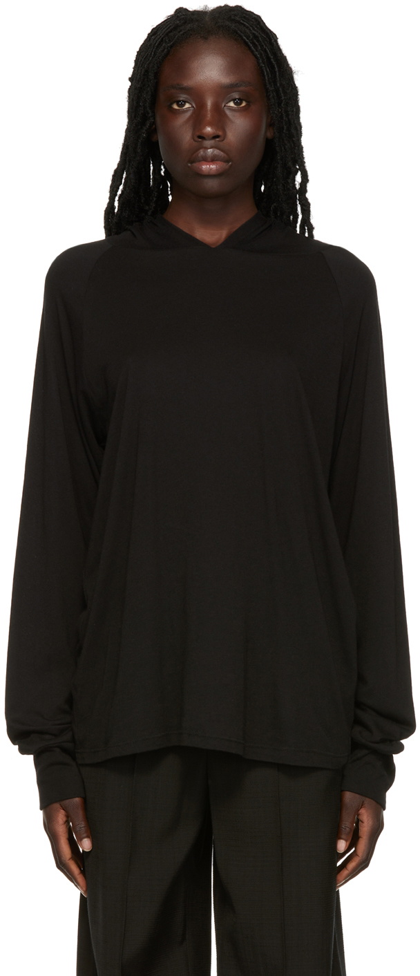 ÉTERNE Black Raglan Hoodie