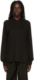 ÉTERNE Black Raglan Hoodie