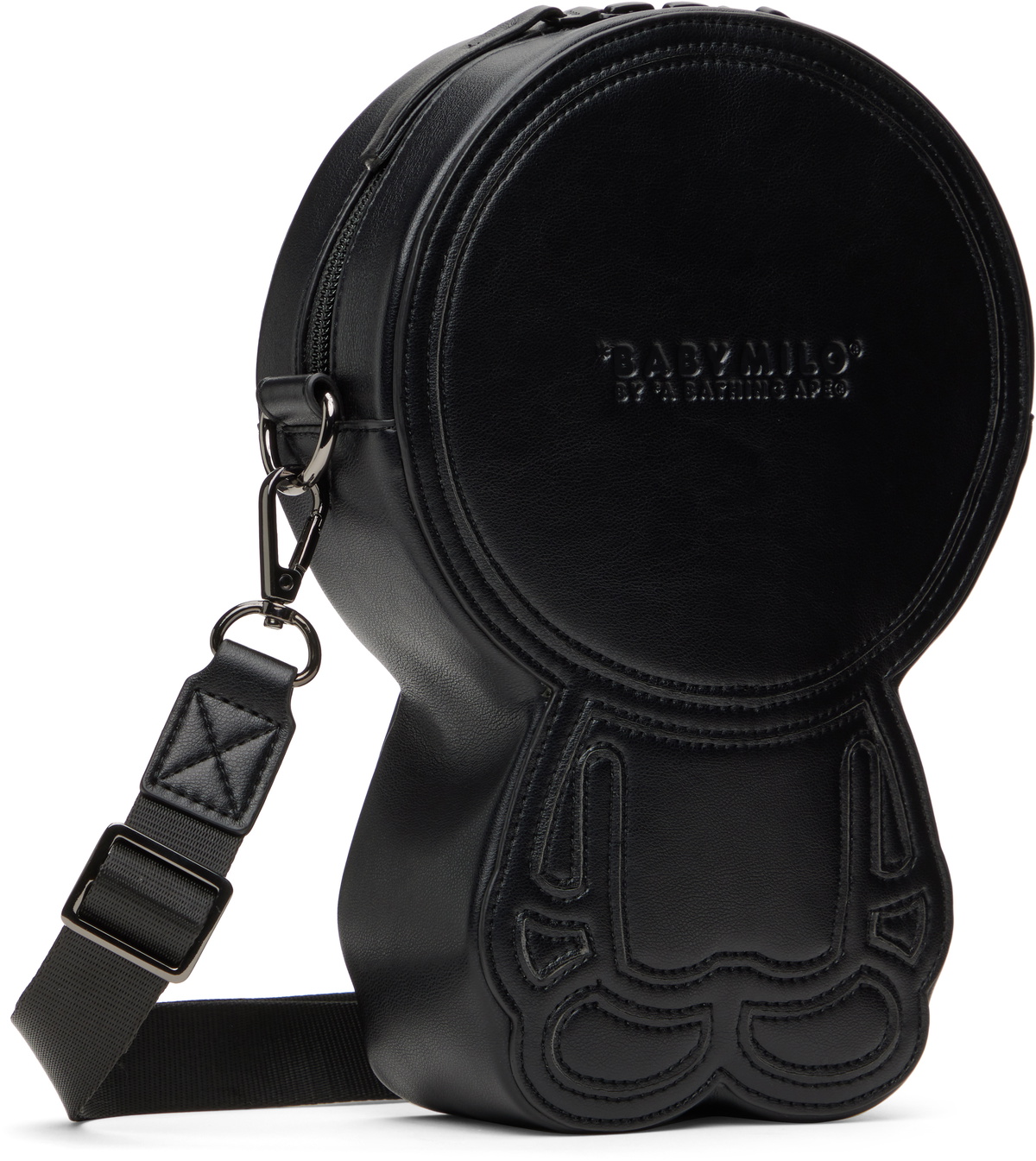 BAPE Black Baby Milo Faux-Leather Bag A Bathing Ape