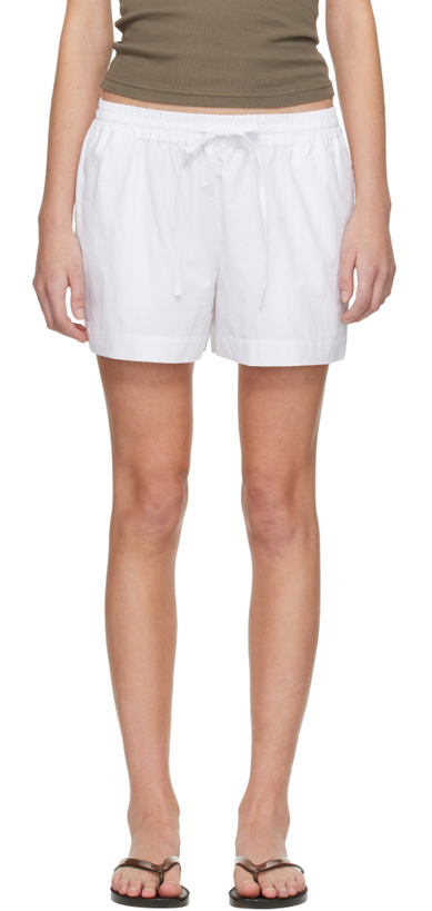 Photo: Matteau White Relaxed Shorts