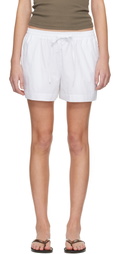 Matteau White Relaxed Shorts