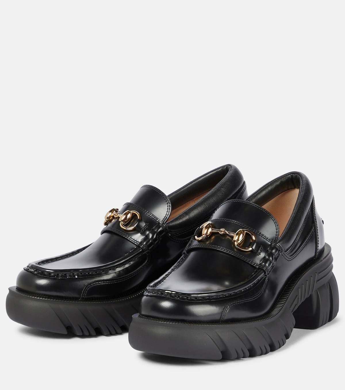 靴 archive GUCCI Horsebit leather loafer Gucci Horsebit Leather Loafer Men's Black 649479 0G0V0 1000
