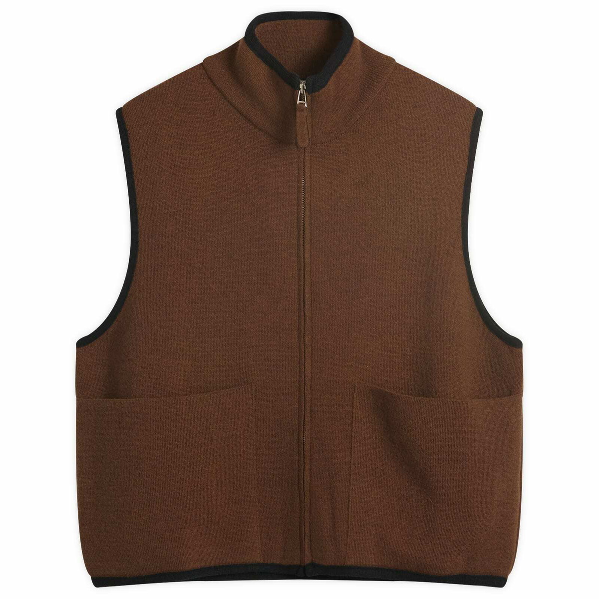 Nothing Written Women's Dicky Zip-Up Vest in Camel