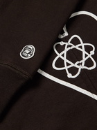 Billionaire Boys Club - Logo-Print Cotton-Jersey Zip-Up Hoodie - Brown