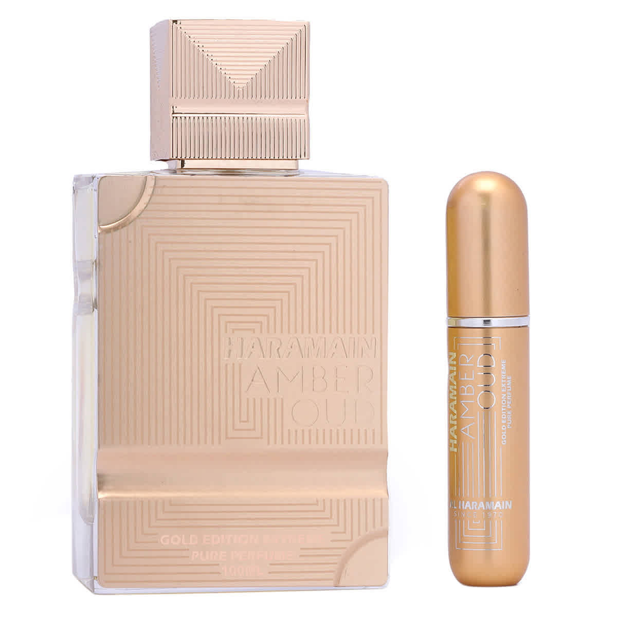 Al Haramain Unisex Amber Oud Gold Edition Extreme Pure Perfume Gift Set Fragrances 6291106813067