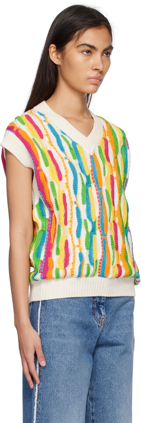 MSGM Multicolor Jacquard Vest