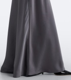 Christopher Esber Lace-trimmed sequined paneled gown