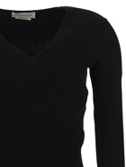 Alexander Mcqueen Ribbed Knitwear Top